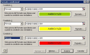 formato condicional